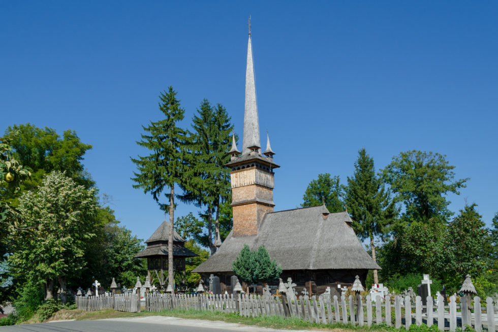 The wooden church "St. Anne" from Coruia 
