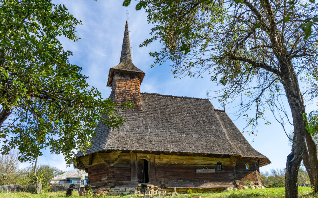 The wooden church "The Holy Archangels Michael and Gabriel" from Drăghia 