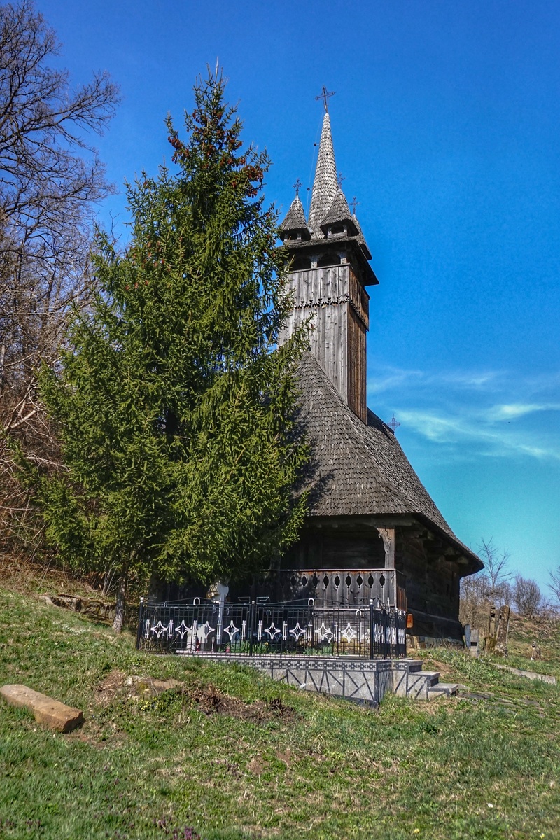 The wooden church "The Holy Archangels Michael and Gabriel" from Răzoare 