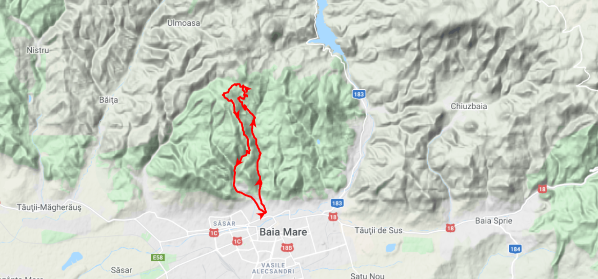 Usturoiul Valley - Feriga Peak- Măgura - V. Roșie (FERIGA TRAIL 1)
