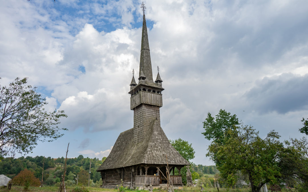 The wooden church "The Holy Archangels Michael and Gabriel" from Inău 