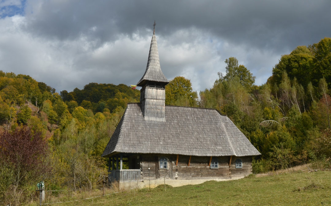 The wooden church "St. John the Evangelist" from Izvoarele 