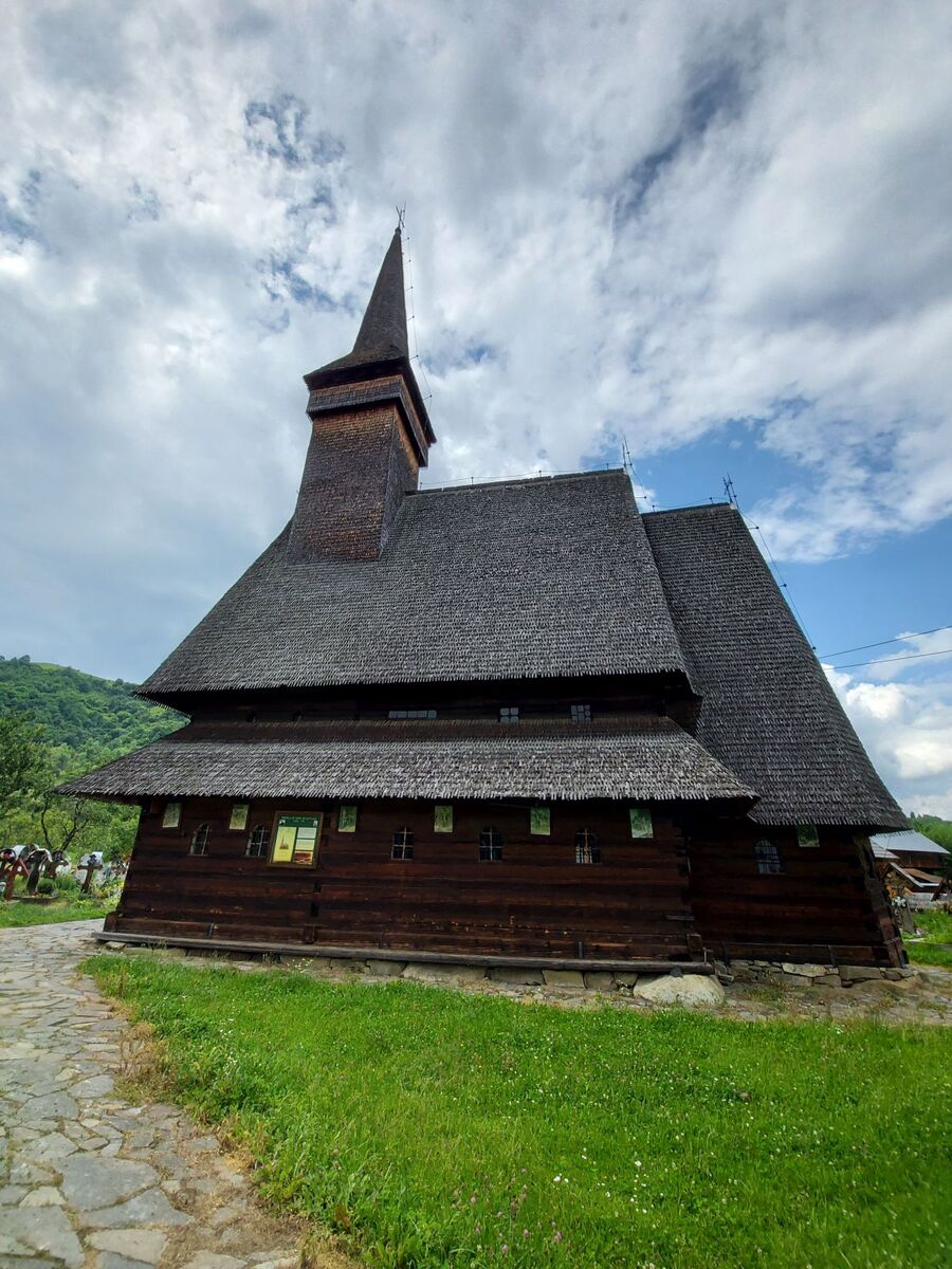 The wooden church "The birth of the Virgin Mary" from Ieud Vale 