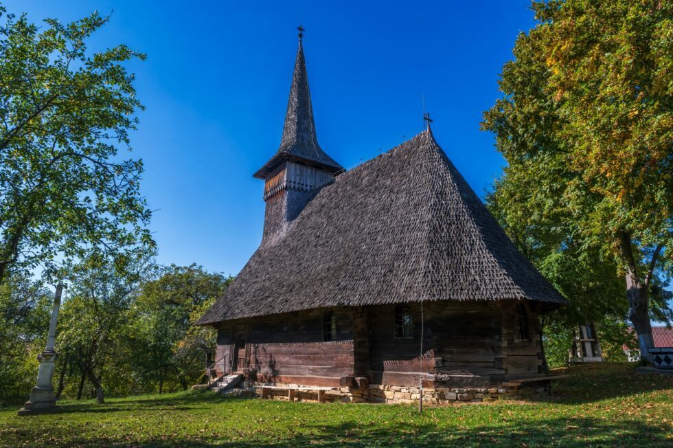 The wooden church "The Holy Archangels Michael and Gabriel" from Bicaz 